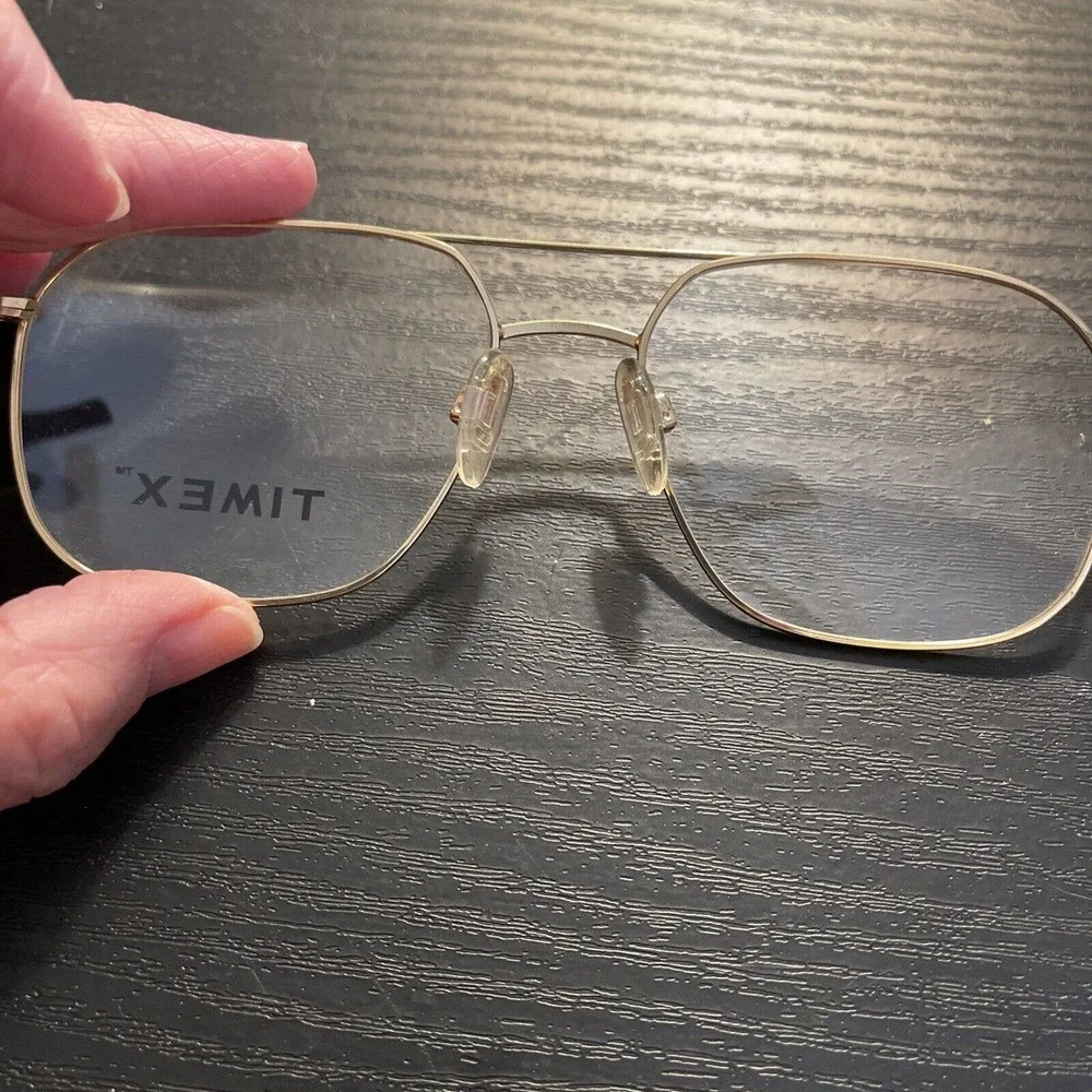 Kenmark Timex Mens Eyeglass Frame YG T203 56-18-145 NOS